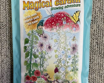 Children's Garden Seed Kit | Kids Growing Kit | Variety Seed Packs | Kids Gardening Kit | Flower Seed Kit | Gardening Gift | FREE SHIPPING
