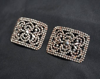 Vintage Cut Steel Shoe Buckles