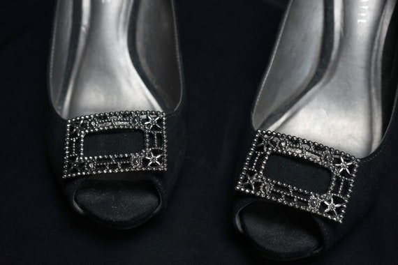 TIP TOE Vintage Metal Openwork Rectangular Shoe C… - image 9