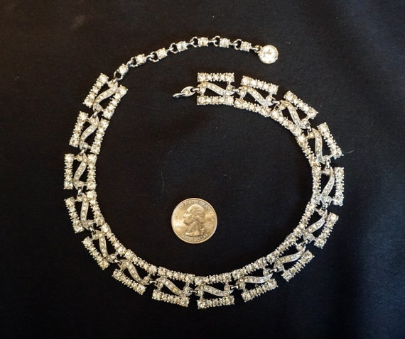 Possibly BOGOFF Stunning Vintage Clear Rhinestone… - image 8