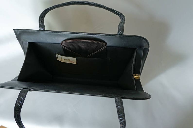 LENNOX BAGS Black Vintage Slender Rectangular Purse - Etsy