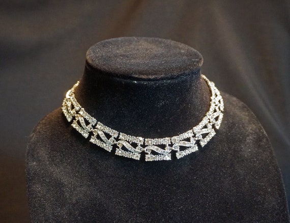 Possibly BOGOFF Stunning Vintage Clear Rhinestone… - image 9