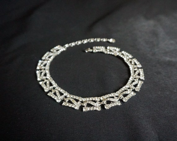 Possibly BOGOFF Stunning Vintage Clear Rhinestone… - image 4