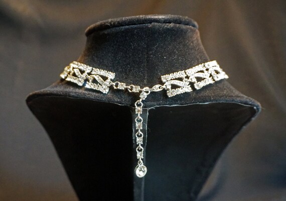 Possibly BOGOFF Stunning Vintage Clear Rhinestone… - image 10
