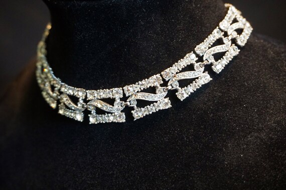 Possibly BOGOFF Stunning Vintage Clear Rhinestone… - image 3