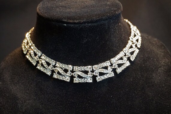 Possibly BOGOFF Stunning Vintage Clear Rhinestone… - image 1