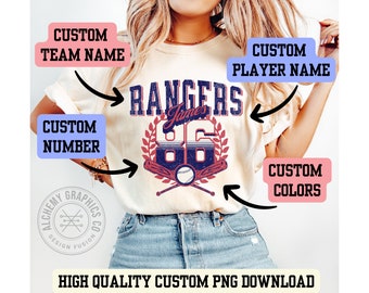 Personalized Baseball Mom Png, Custom Baseball Png, Custom Baseball Girlfriend Png, Custom Mascot Png, Gameday Baseball Png, Custom Sport