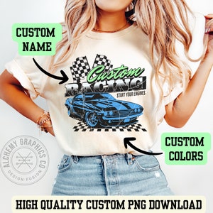 Benutzerdefinierte Racing Png, benutzerdefiniertes Racing Team Logo, personalisiertes Racing Png, benutzerdefiniertes Rennen Png, ziehen Sie ein Shirt, Renntag Bekleidung, benutzerdefiniertes Rennen GF Png