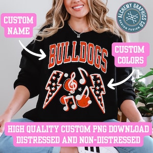 Custom Band Team Name Png, Custom High School Band Shirt Png, Custom School Choir Png, Retro Marching Band Png, Band Mom Png, Band Shirt