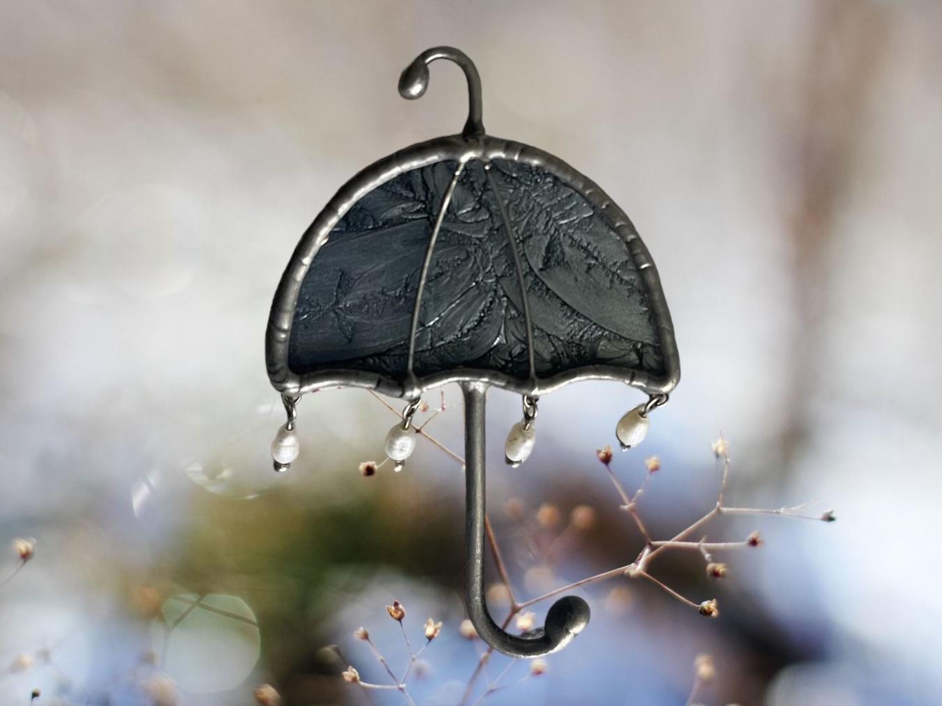 Rainy Day Brooch - Etsy