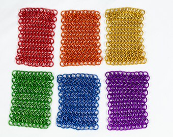 Juguete antiestrés de malla rectangular de un solo color