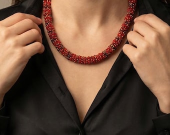 Saga Necklace / ELLAD2 / Beadwork / Artwork / Beading / Handmade / Necklaces / Jewelry