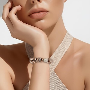 Beaded Bracelet Instructions | White Gold Seed Beadwork (Digital Download)