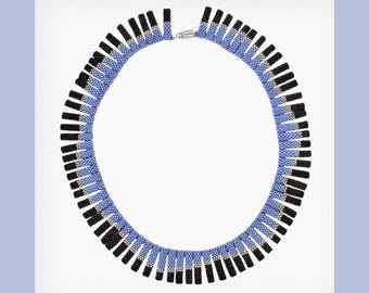 Wingspan Necklace / Necklaces / Beadwork / Artwork / Beading / Handmade / unique / Jewelry