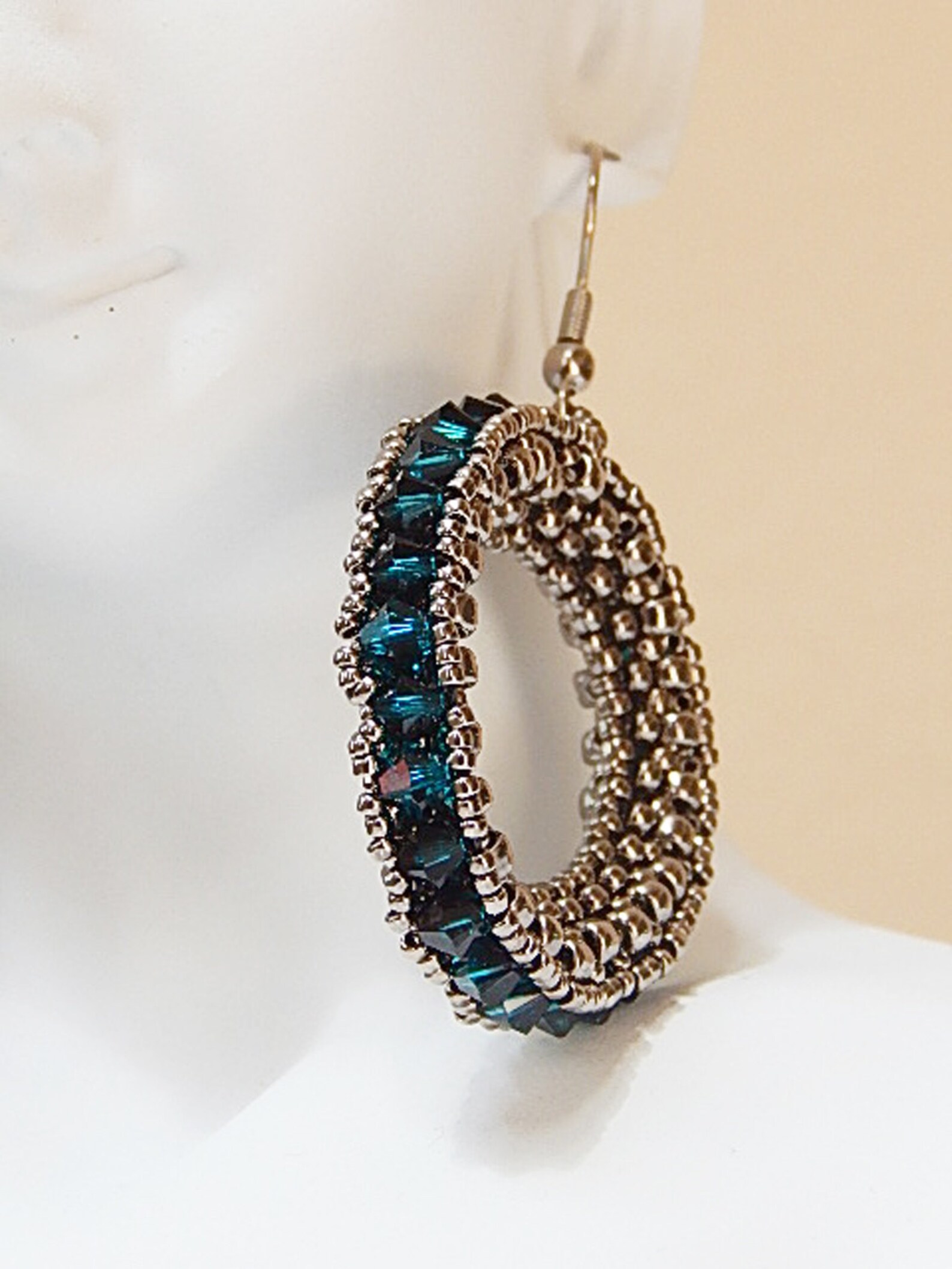 Crystal Loop Earrings Instructions Etsy