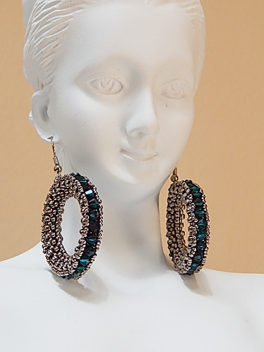 Crystal Loop Earrings Instructions Etsy