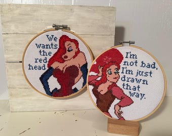 PHYSICAL finished sample sale for cross stitch hoops batch 4