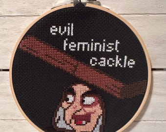 PHYSICAL finished sample sale for cross: evil feminist cackle