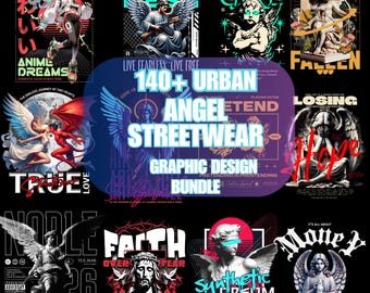 The Newest Angel Streetwear 2026 Graphics: 140+ Png Bundle Design For Print