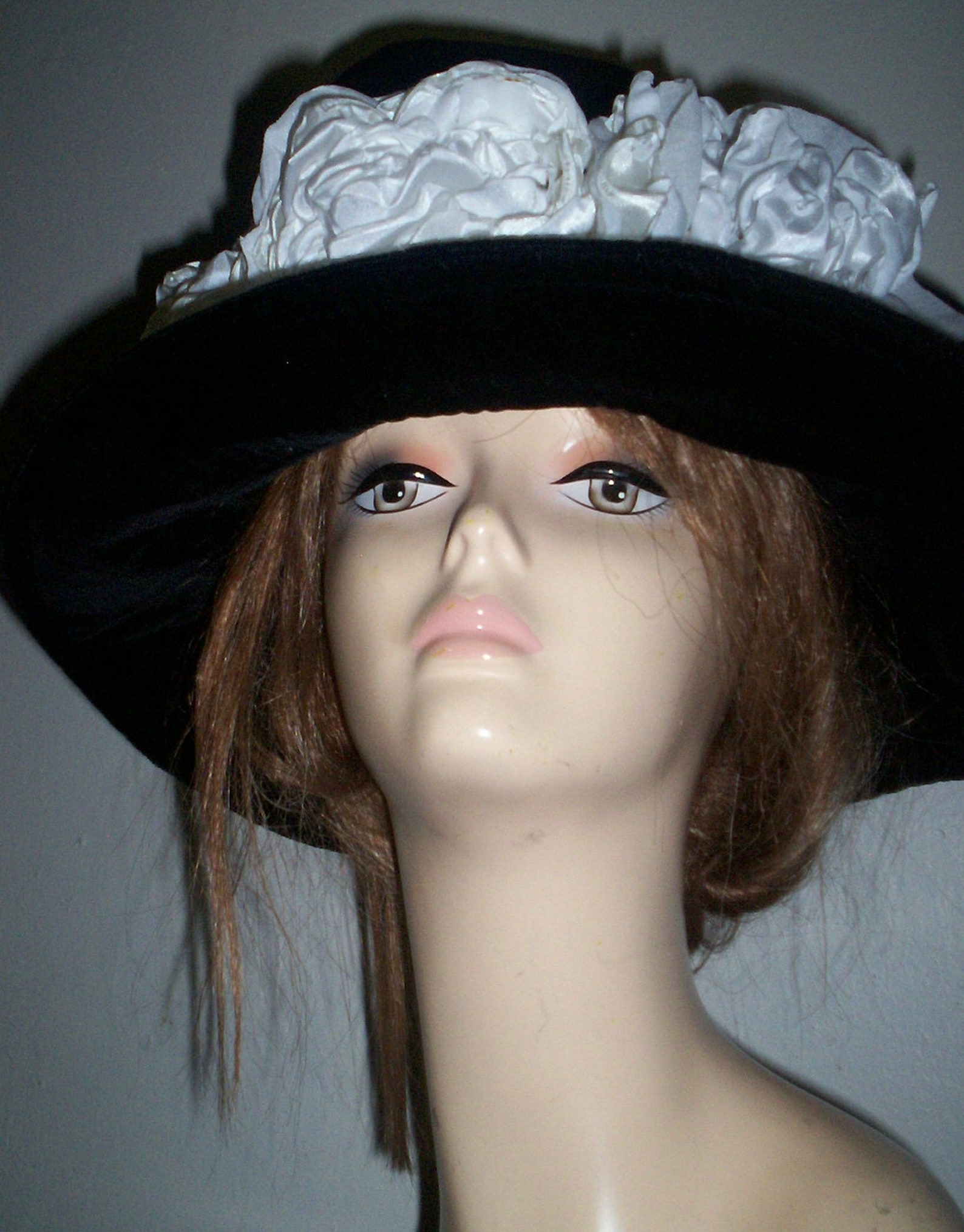 English tea hat Ladies day hat Edwardian hat Victorian hat Etsy