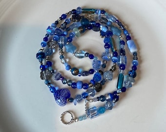 Bohemian Glass Wrap Necklace or Bracelet