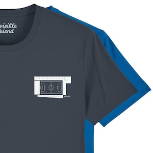 Camiseta do Estádio Gillingham Priestfield | Amantes do futebol | Presentes para ele | Presentes para o pai | Presentes para homens | Presentes de futebol | Estádio de futebol