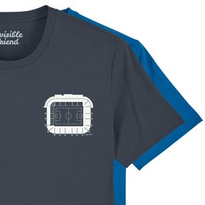Camiseta do Estádio do Leicester City | Amantes do futebol | Presentes para ele | Presentes para o pai | Presentes para homens | Presentes de futebol | Estádio de futebol