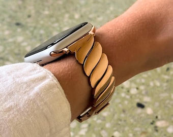 Rose Gold Apple Watch Band: Stainless Steel iWatch Bracelet