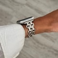 Starlight Apple Watch Band, iWatch loop strap 45mm 44mm 42mm 41mm 40mm 38mm, Luxury Women Metal Bracelet, Apple Watch 10 loop armband gift product logo