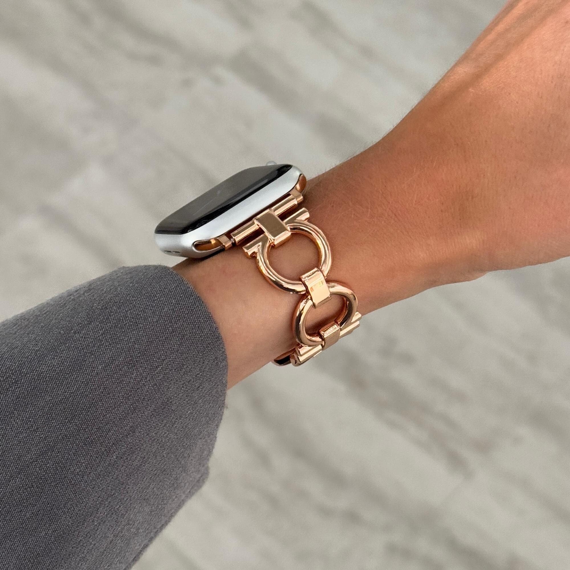 Dainty Gold Apple Watch Band - Etsy display picture 2