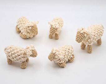 Nativity Scene - Sheeps - crochet pattern