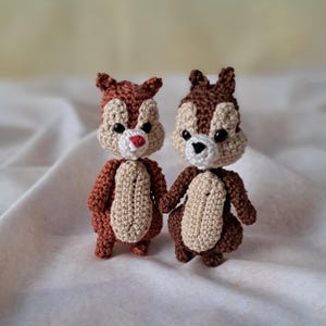 Chipmunks - crochet pattern