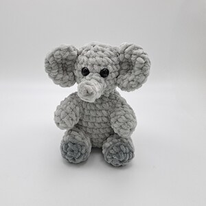 Cuddly Elephant - crochet pattern