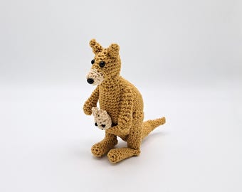 Kangourou - modèle au crochet