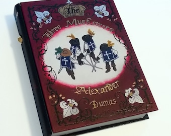 Versteckter Safe, Hohlbuch - The Three Musketeers HolzVersteck Buchbox.   Geheimfach.