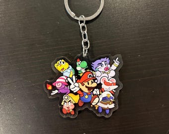 Paper Mario The Thousand Year Door Party Members Keychain