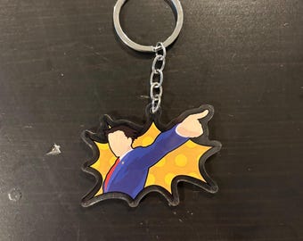 Phoenix Wright Objection Keychain
