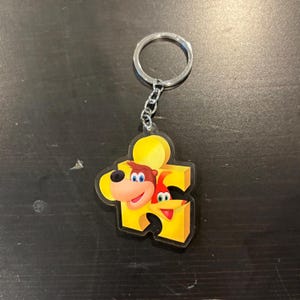 Banjo-Kazooie Jiggy Keychain