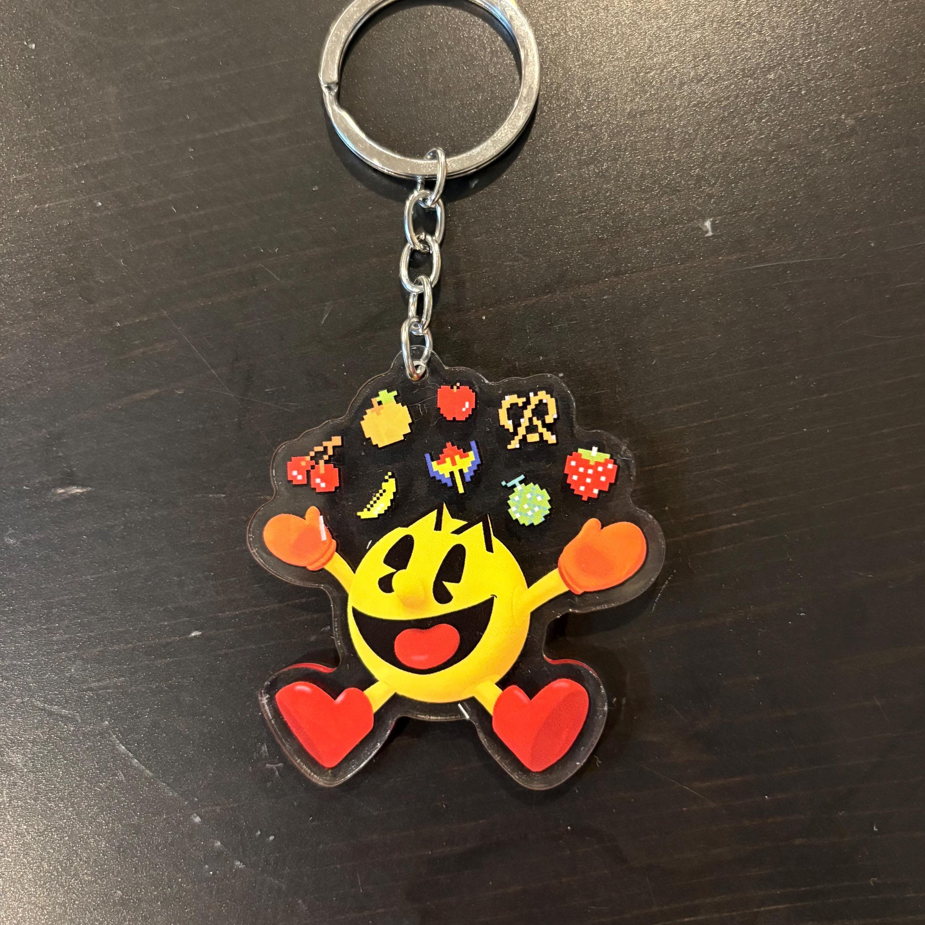 Pac-Man Ghosts Gummi-Schlüsselanhänger – Stylischer Anhänger Für Rucksack & Schlüsselbund