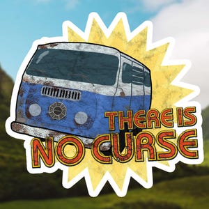 There Is No Curse LOST TV Sticker