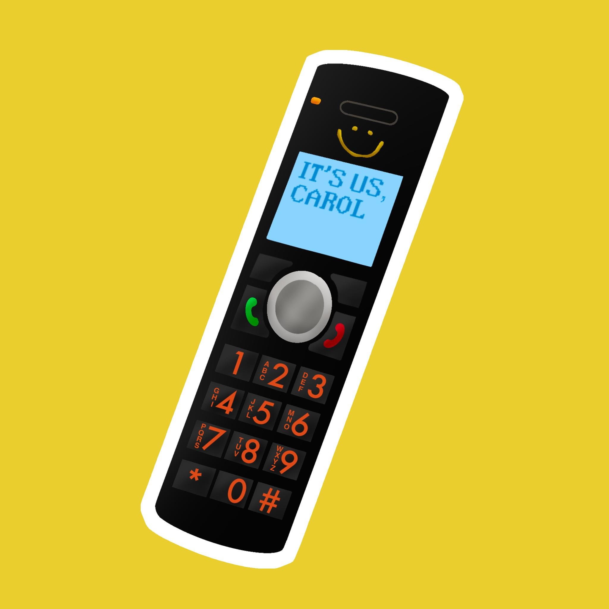 Pluribus “it’s Us, Carol” Caller ID Phone Sticker - Etsy