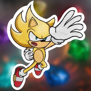 Super Sonic Sticker