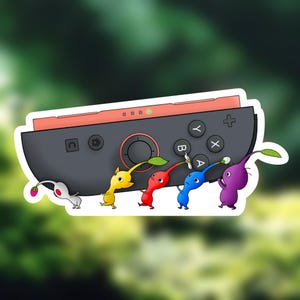 Pikmin Carrying Joy-Con Sticker