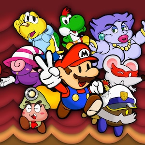 Paper Mario The Thousand Year Door Poster Print 11x17