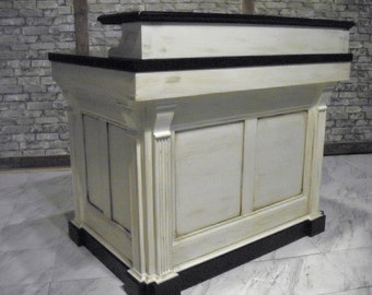 Medium reception desk French Antique Repro.