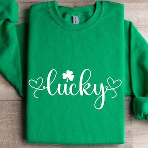 Lucky Clover St Patrick&#39;s Day Sweatshirt