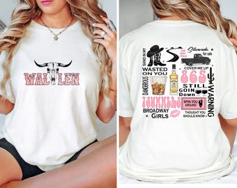 Country Music Shirt, Concert Tee, Cowgirl Shirts, Floral Rock Graphic Design, Vintage Gift for Her, Band Shirt, Cool Women Band Tee