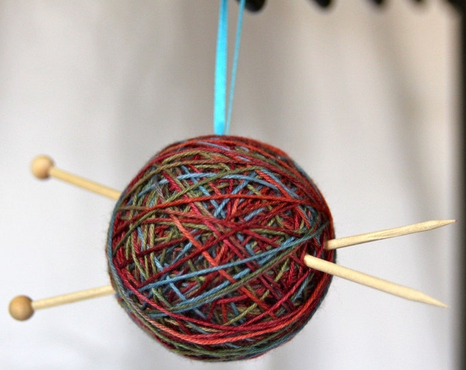 Yarn Ball Ornament Etsy