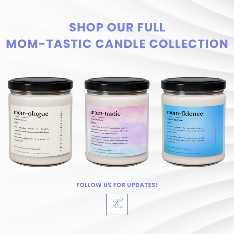 Custom Candle for Mom, Personalized Mom Candle, Custom Gift for Moms