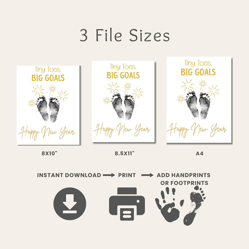 new year handprint activity diy footprint craft for kids printable fingerprint art memory keepsake holiday celebration for toddlers printable handprint template for kids new year fun project footprint keepsake idea diy toddler craft new year memory printable digital handprint art for children family activity handprint keepsake new year fingerprint template for toddlers holiday fun printable download new year craft idea for kids celebration handprint artwork